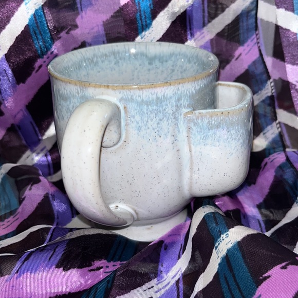 Stoneware mug with tea bag holder - Picture 3 of 7